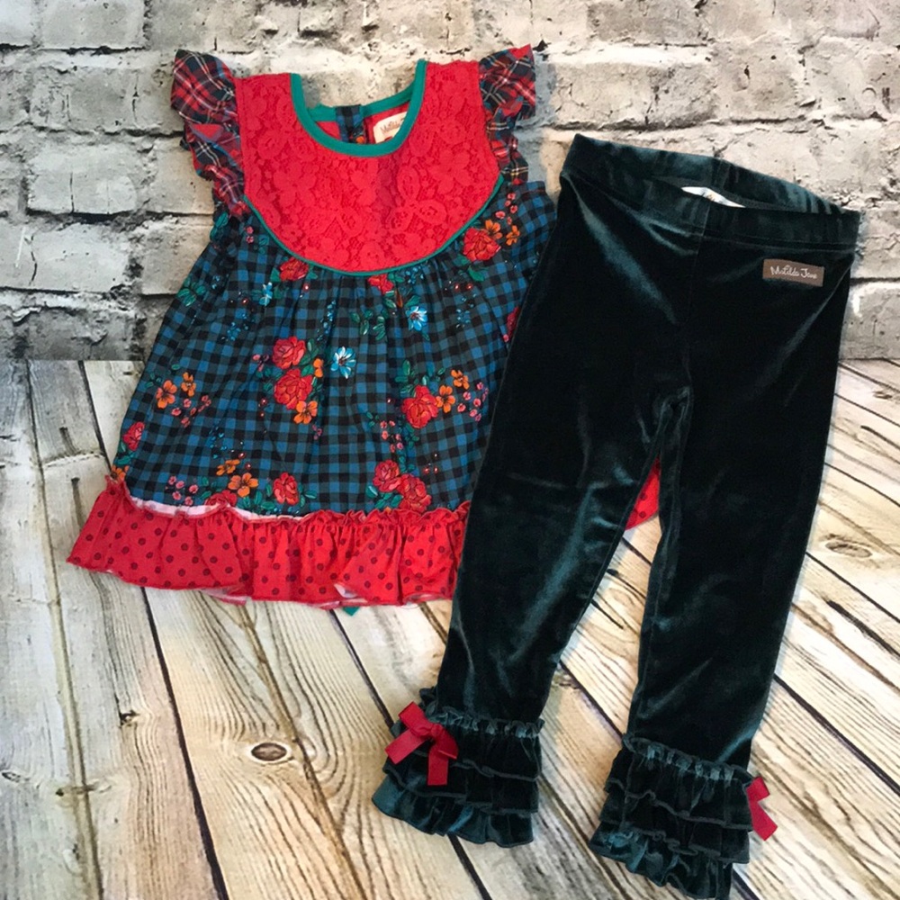 Matilda Jane outfit with doll outfit